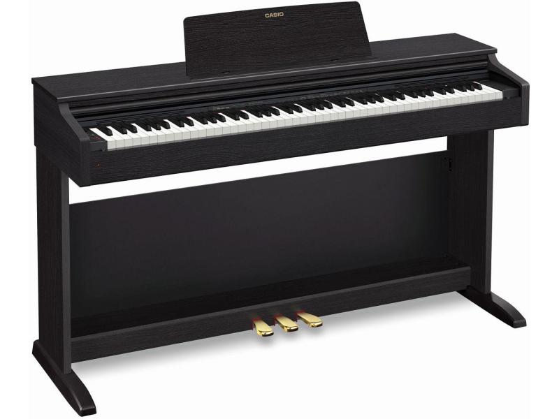 Casio E-Piano CELVIANO AP-270BK Schwarz E-Piano mit gewichtetem Tri-Sensor-Scaled-Hammer-Action-Keyboard II mit 88 Tasten
