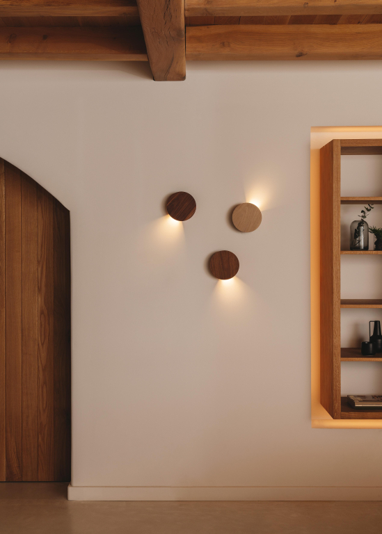Vibia Dots 4660 wandlamp LED Ø17.5 Terra Red