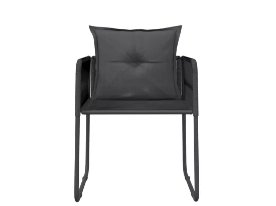 Ensemble de salle à manger de jardin 7 pcs Noir 36