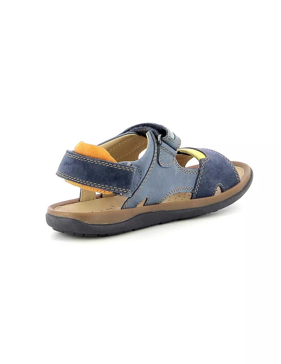 GEOX LIPARI - Sandales & nu-pieds Navyyellow