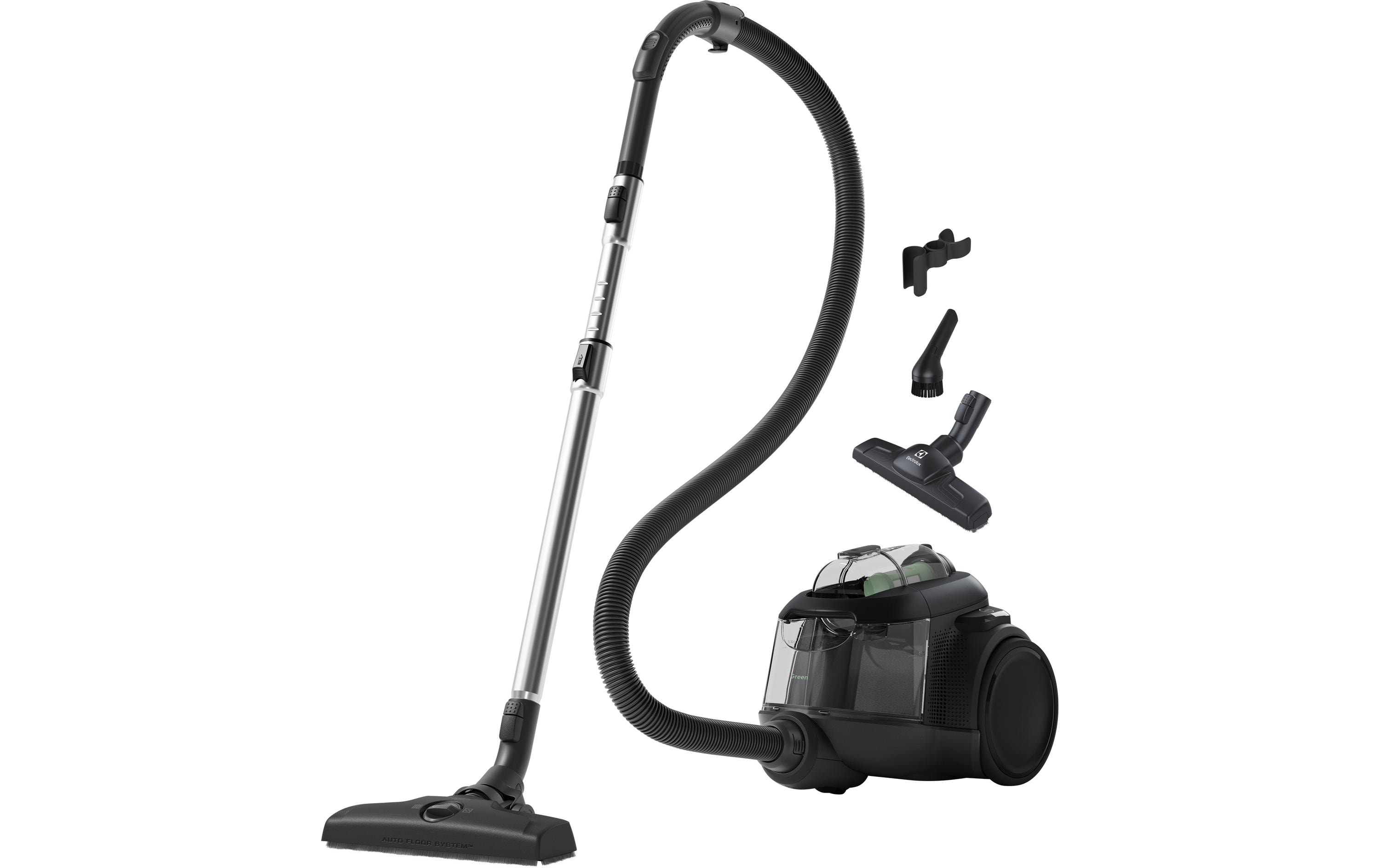 Bodenstaubsauger Clean 600 (EL61C2GRN) Ebony Black<br>Leistungsstarker Staubsauger mit Zyklontechnologie