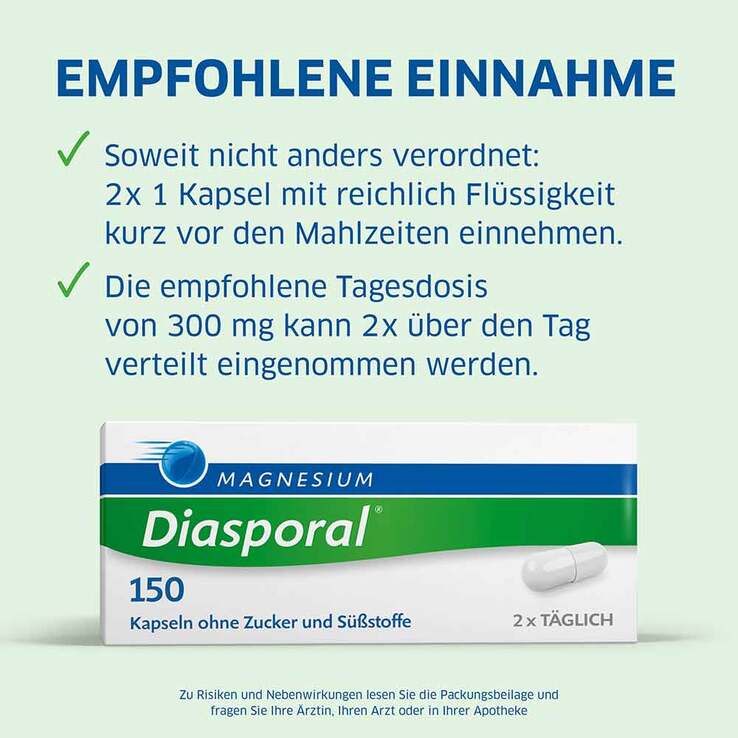 MAGNESIUM Diasporal® 150 Kapseln, 50 St