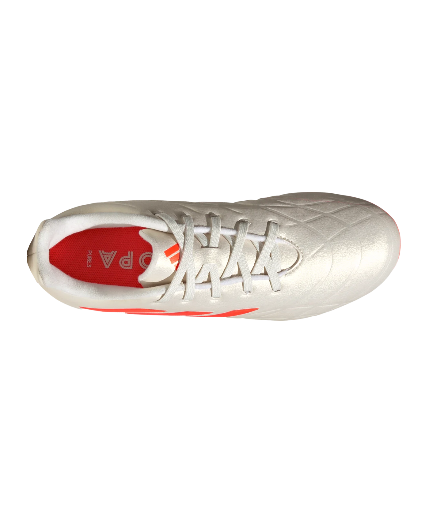 adidas COPA Pure.3 FG Heatspawn Kids Weiss Orange