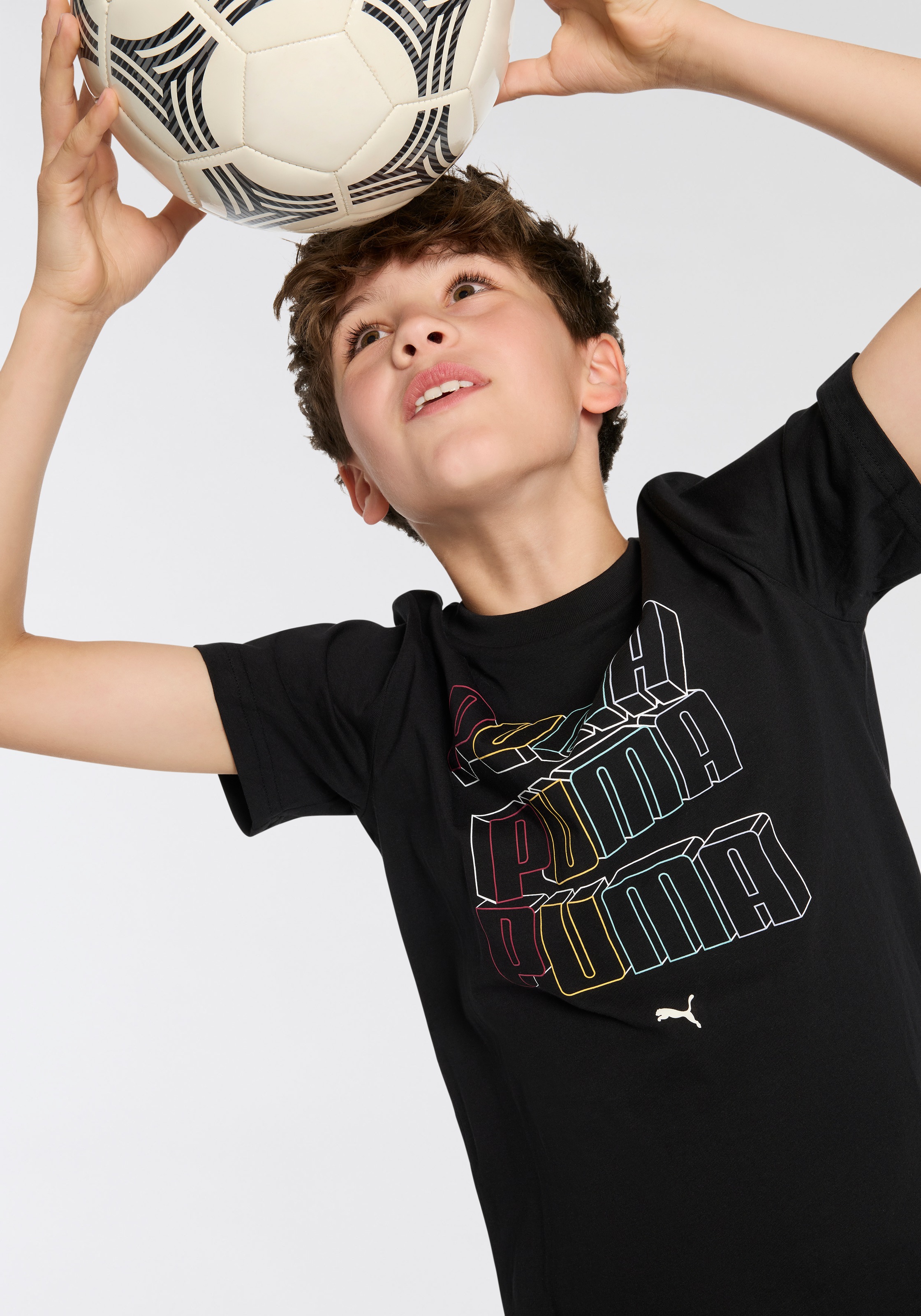 PUMA T-Shirt »ESS LOGO LAB HOG TEE B«