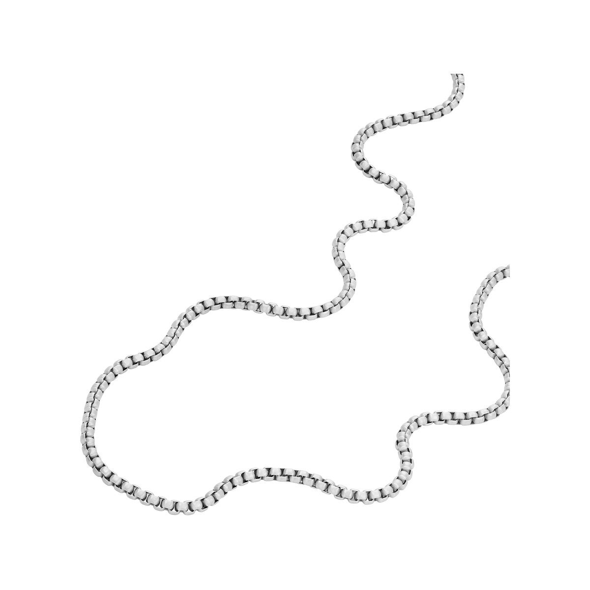 Collier FOSSIL acier inoxydable 51 cm