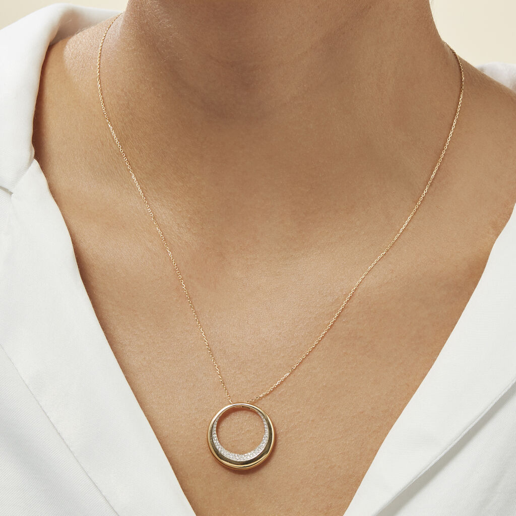 Collier Batoul Or Jaune Diamant