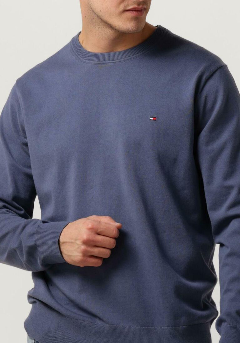 TOMMY HILFIGER paarse tommy hilfiger sweater 1985 crew neck sweater