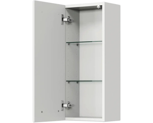 Pelipal Kumba badkamermeubelset (B x H x D 167 x 200 x 50 cm), witte glanzende fronten, 5-delige set inclusief witte mineraalstenen wastafel, halfhoge kast, onderkast en bovenkast (99.1070125093)