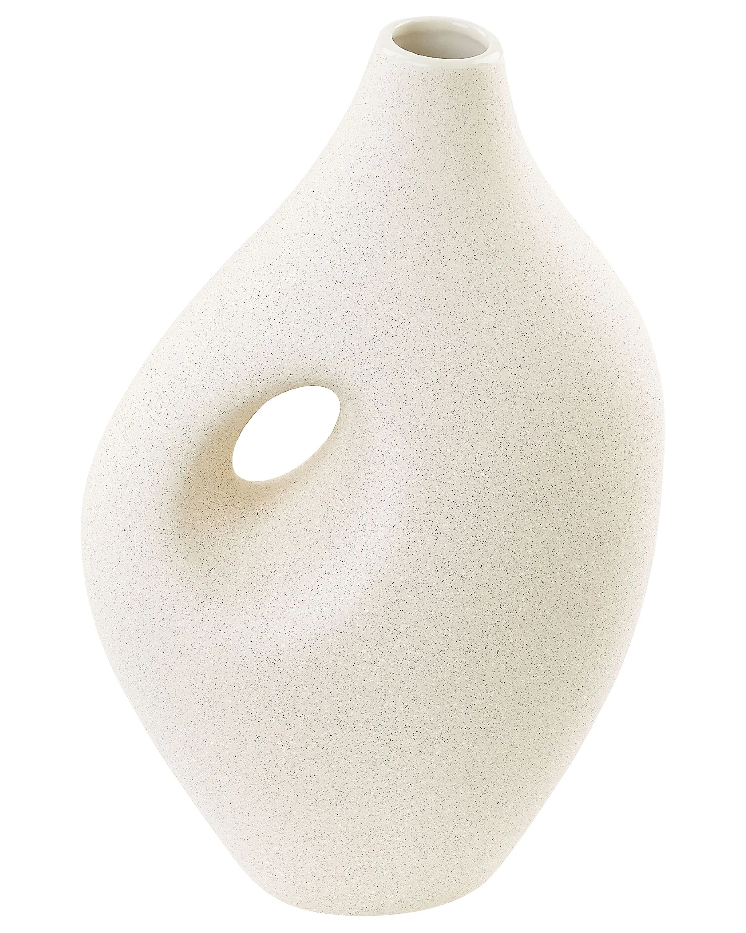 Bloemenvaas KOMOTINI Keramiek 32 cm Gebroken wit