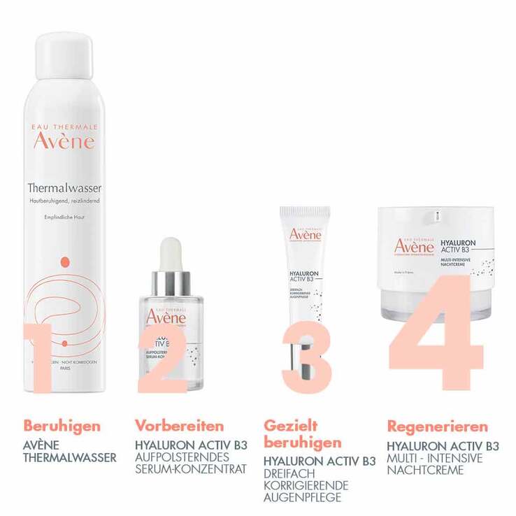 Avene Hyaluron Activ B3 Multi-Intensive Nachtcreme, 40 ml