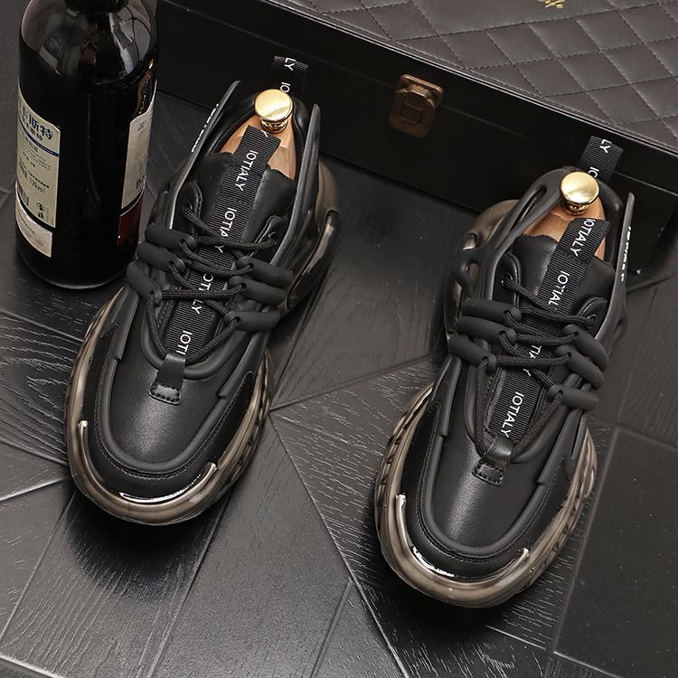 Mr Ozera - Platform Two Tone veterschoenen