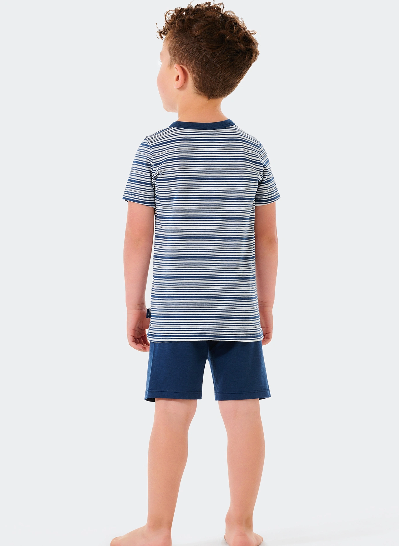 Schlafanzug TIGER gestreift in indigo