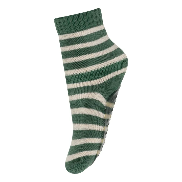 Mp Denmark Chaussettes Eli Antidéranpantes en coton | Vert