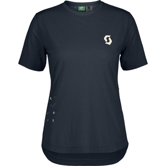 Scott Trail Vertic DRI Kurzarmtrikot Dark Blue Damen