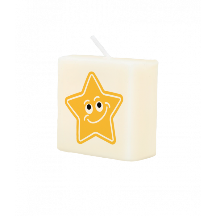 Letter Kaarsje Star 4cm