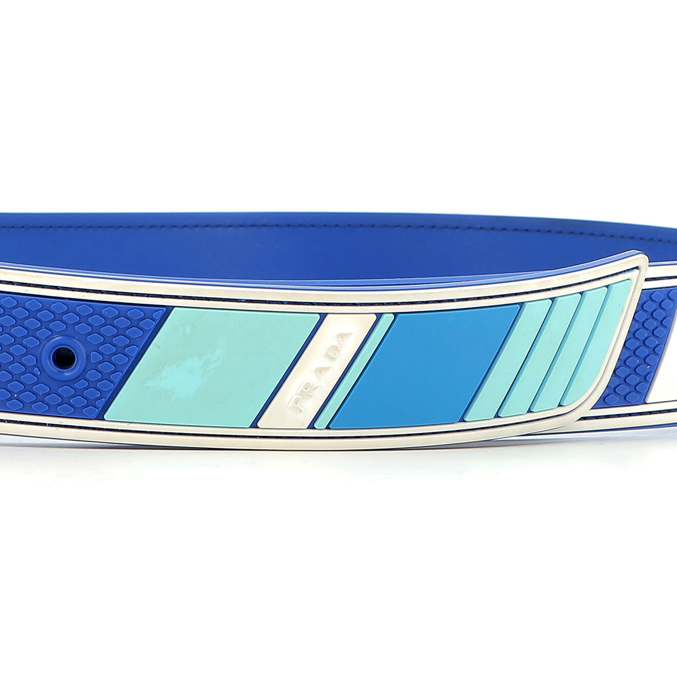 Prada Ceinture Prada bleu marine Etat: Très bon état