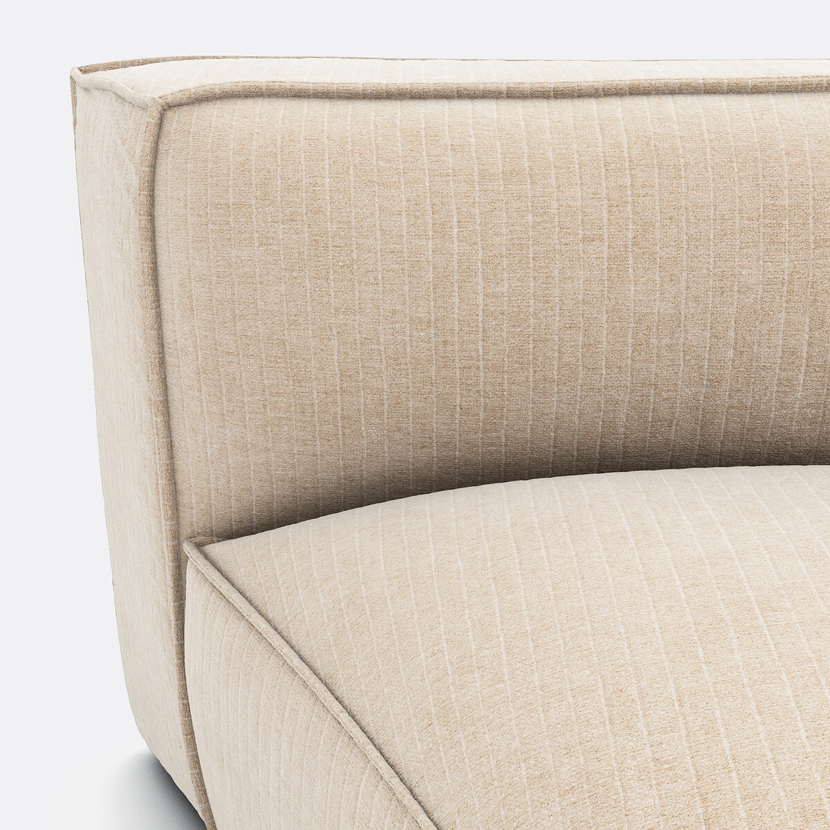 LA REDOUTE INTERIEURS<br>Canto modular aberto, veludo vintage Seven