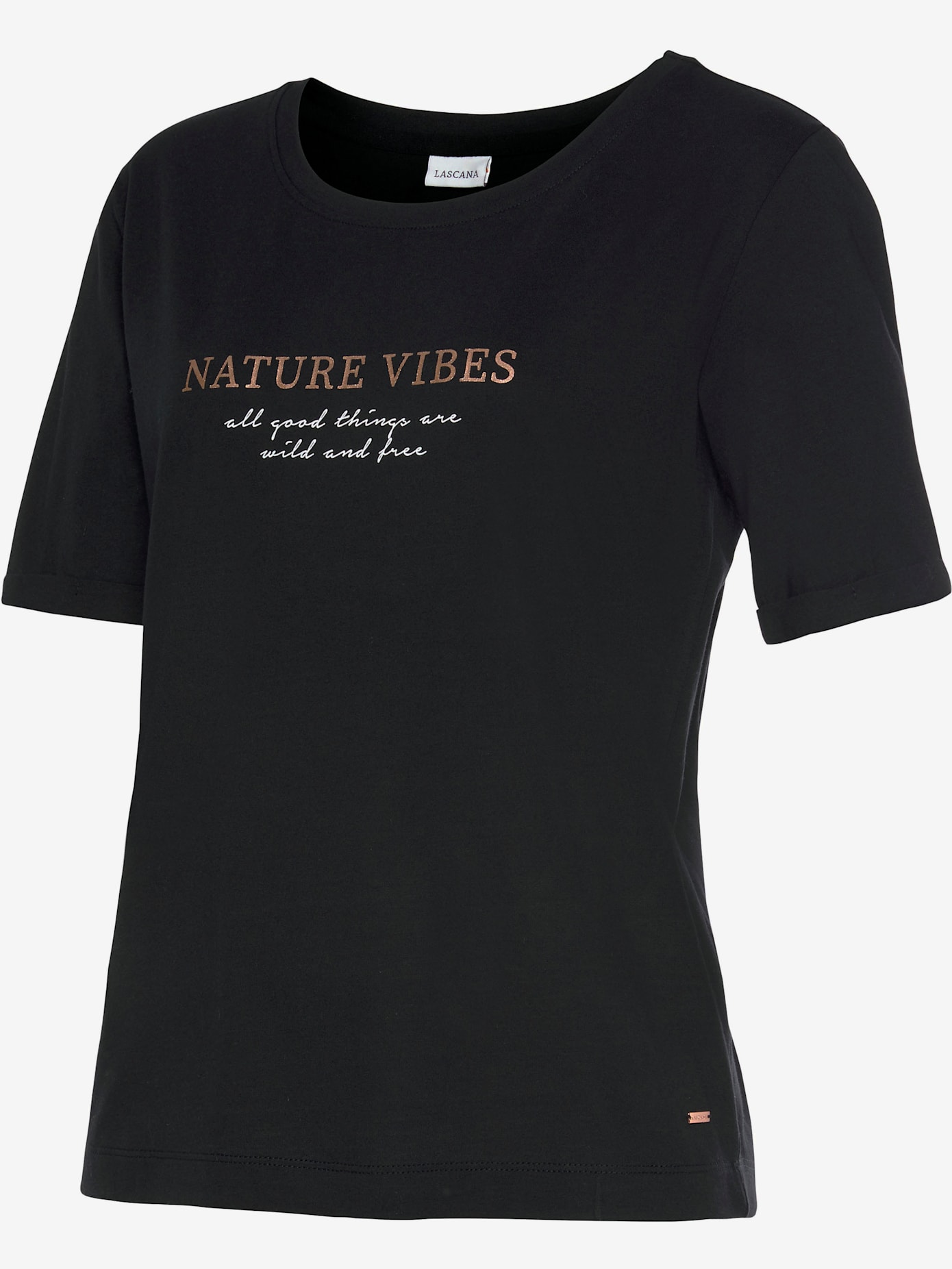Haut de pyjama t-shirt confortable avec manches mi-longues