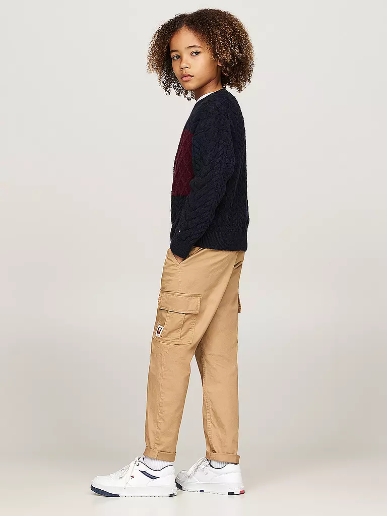 TOMMY HILFIGER Jungen Pullover dunkelblau