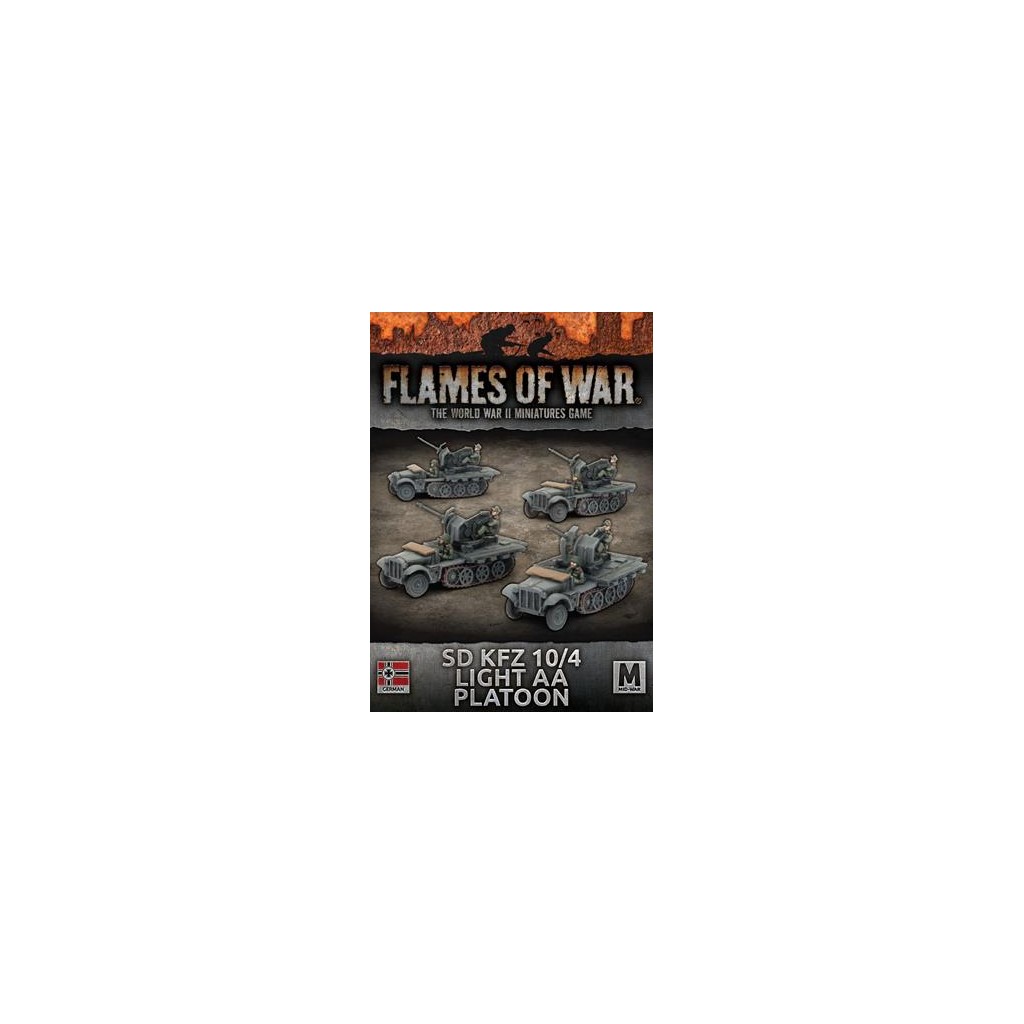 Flames of War - Sd Kfz 10/4 Light AA Platoon