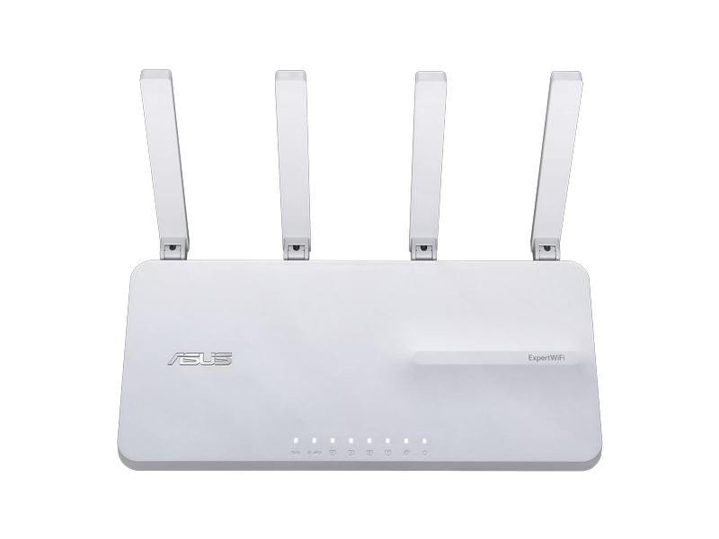 ASUS Dual-Band WiFi Router ExpertWiFi EBR63 AX3000 Dual-Band WiFi 6 (802.11ax) All-in-One Access Point mit Router, Switch und Sicherheits-Gateway, unterstützt bis zu 5 SSIDs, VLAN, SDN, benutzerdefiniertes Gästeportal, Site-to-Site VPN, Netzwerksiche