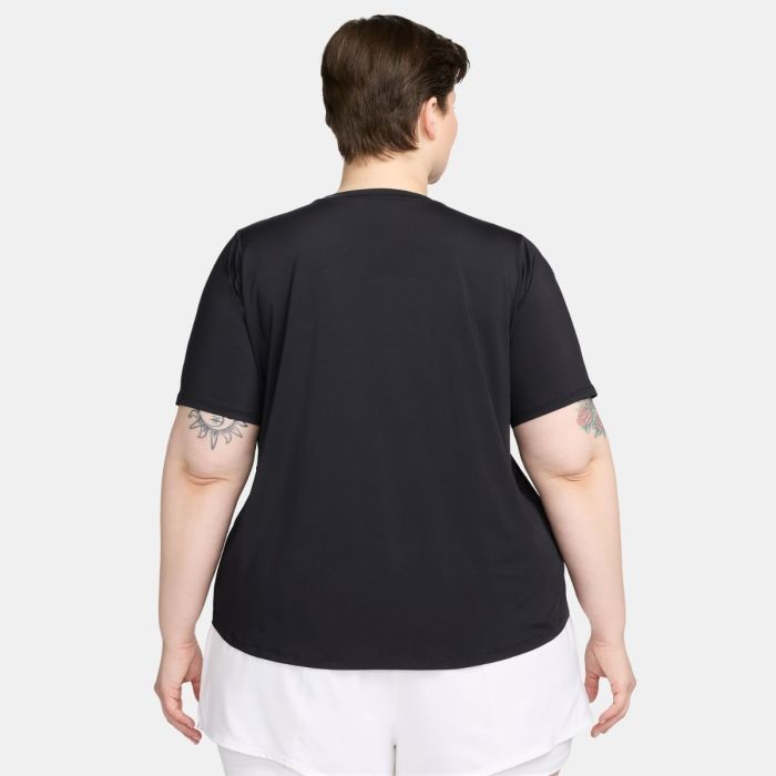 Nike Dame T-shirts Dri-Fit One Classic SS Top (Plus Size) Sort