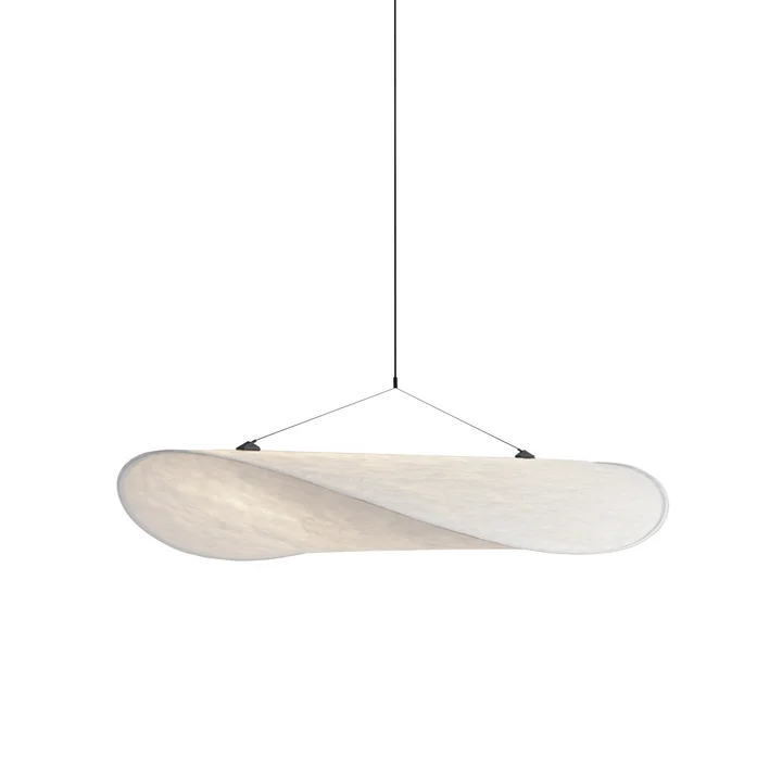 New Works - Tense LED Pendelleuchte, 90 cm, weiss