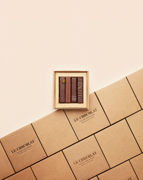 Coffret Bouchées Doubles 4 pièces | Le Chocolat Alain Ducasse 85g