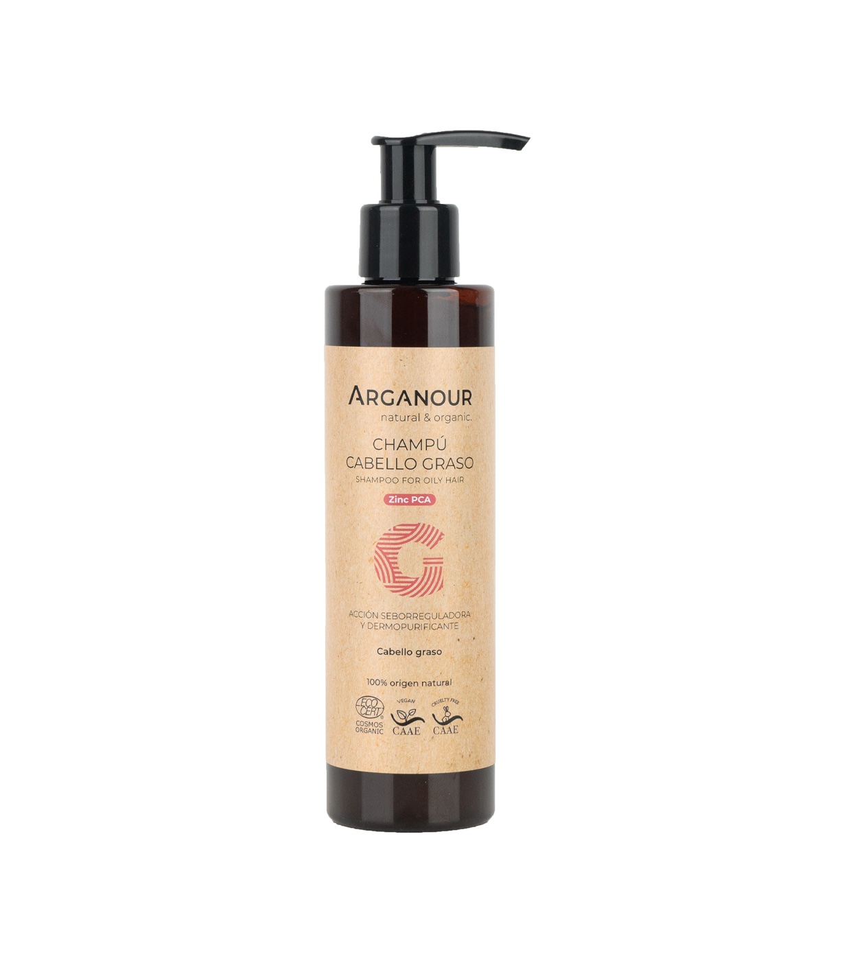 Arganour - Shampoo purificante - Cabelos oleosos