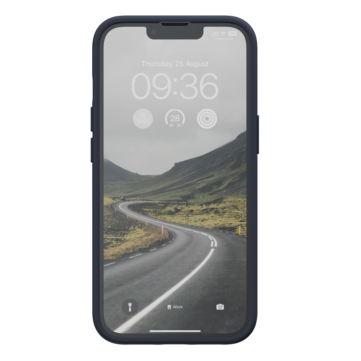 iPhone 14 MagSafe Lachsleder Hülle (NA41SL00) - Schwarz