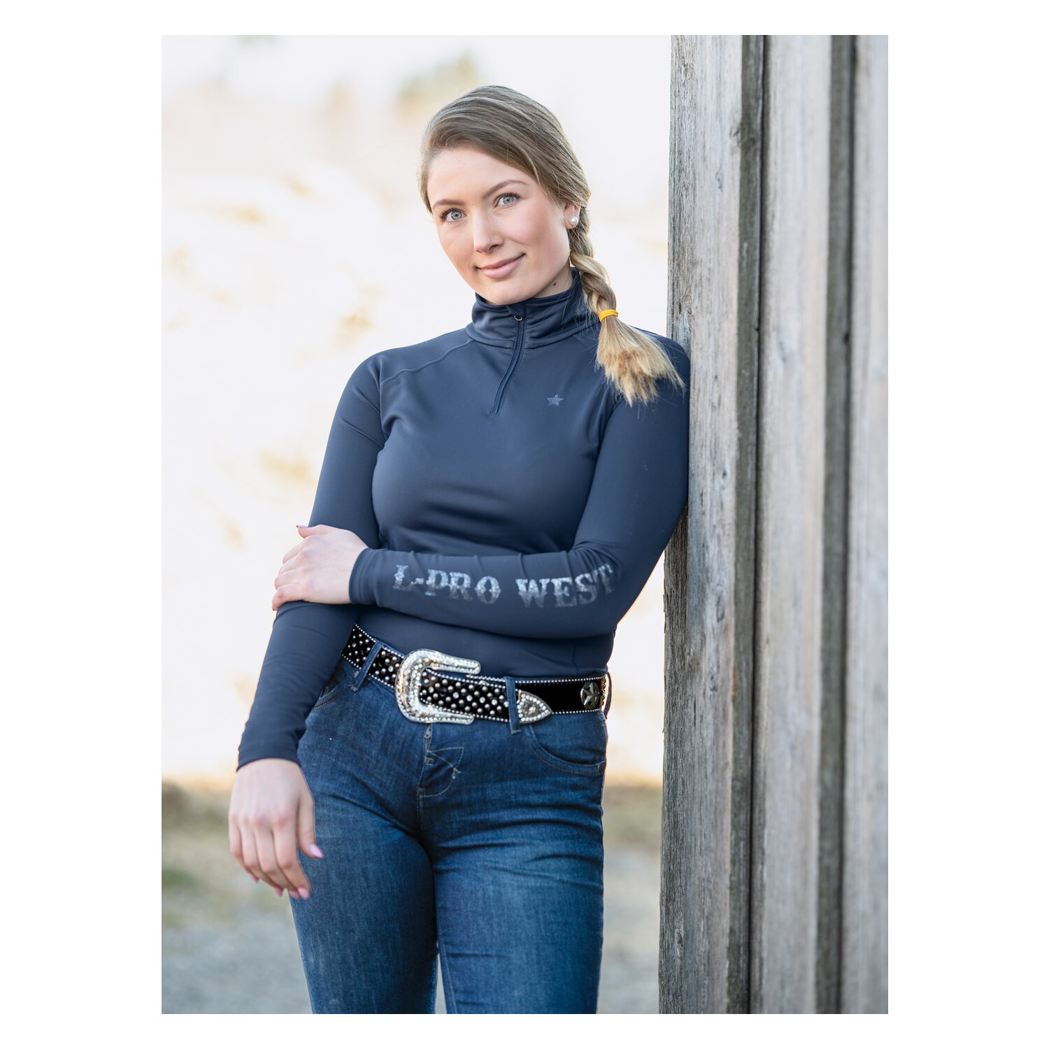 L-pro West Funktionsshirt - navy