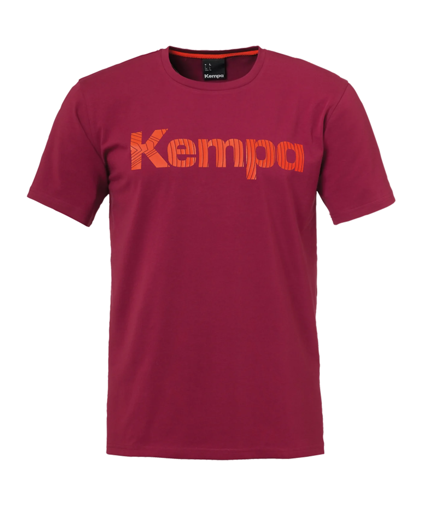 Kempa Graphic T-Shirt Kids Dunkelrot F11