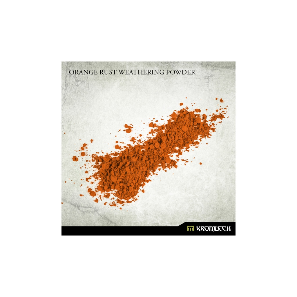 Orange Rust Weathering Powder