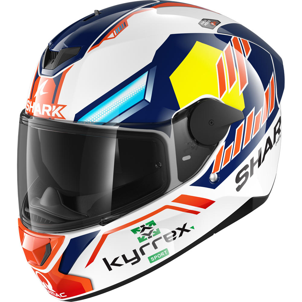 Shark - Casque D-Skwal 2 Replica Jorge Martin Blanc / Bleu foncé / Orange / Jaune