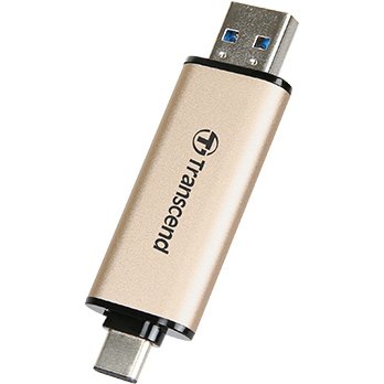 Transcend JetFlash 930C lecteur USB flash 256 Go USB Type-A / USB Type-C 3.2 Gen 1 (3.1 Gen 1) Or