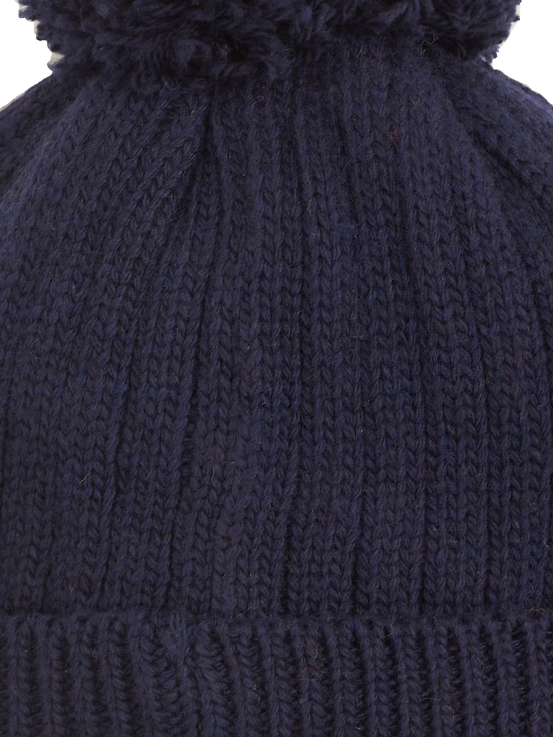 Donkerblauw - JoJo Maman Bébé - Behaaglijke geribbelde muts