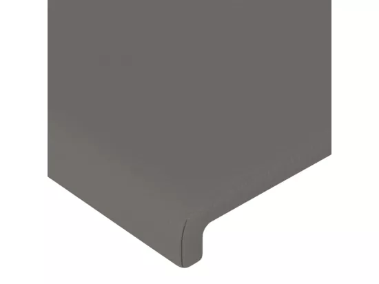 Têtes de lit 4 pcs Gris 90x5x78/88 cm Similicuir