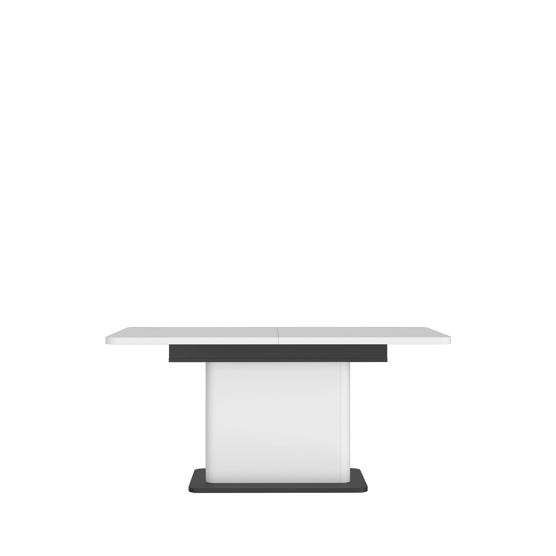 Esstisch VODOL 160-200x75 cm Sand/Schwarz
