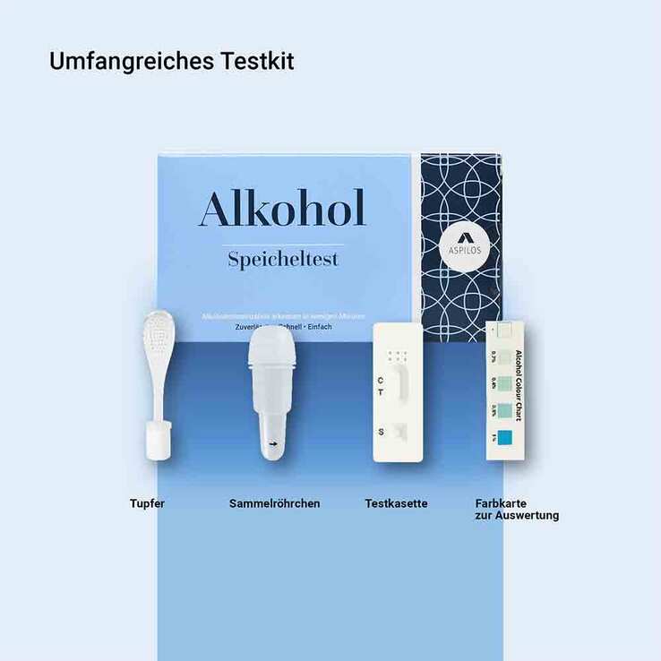 Aspilos Selbsttest Alkohol Speichel, 1 St