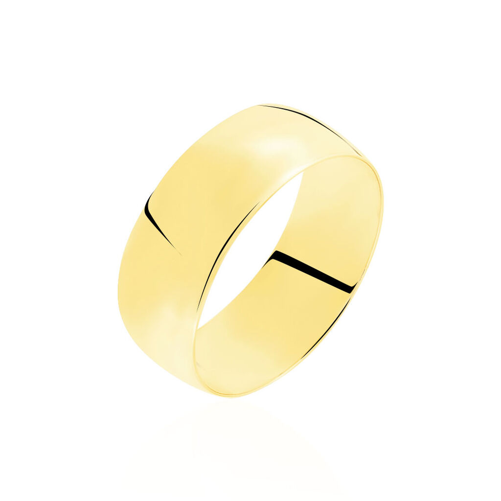 Alliance Demi Jonc Classique Or Jaune