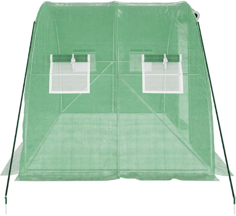 Tuinkas - Ruim - Polyetheen - Stalen Frame - UV-bestendig
