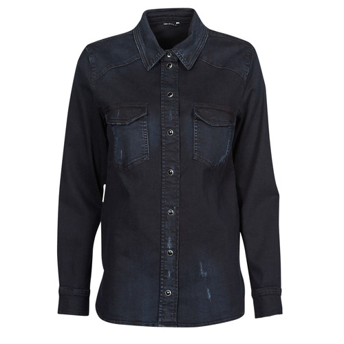 Guess - SEXY WESTERN L/S SHIRT - Bleu fonce