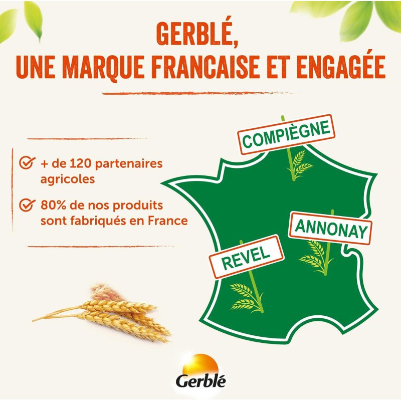Biscuits au sésame Gerblé x 4 - Boîte de 46 g