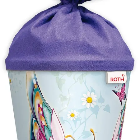 Roth Schultüte 70 cm und Glittereffekten Schmetterlingsfee