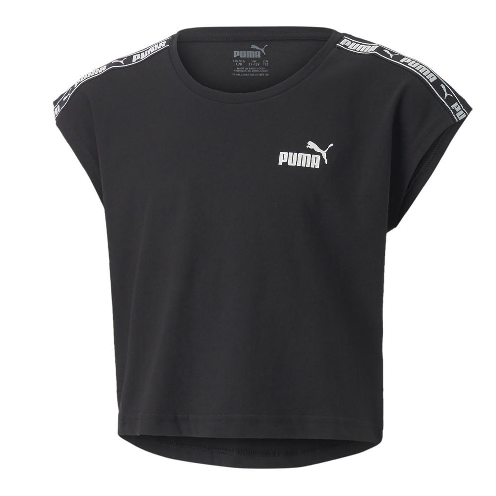 Puma T-shirt Noir Fille Puma Tape Tee G