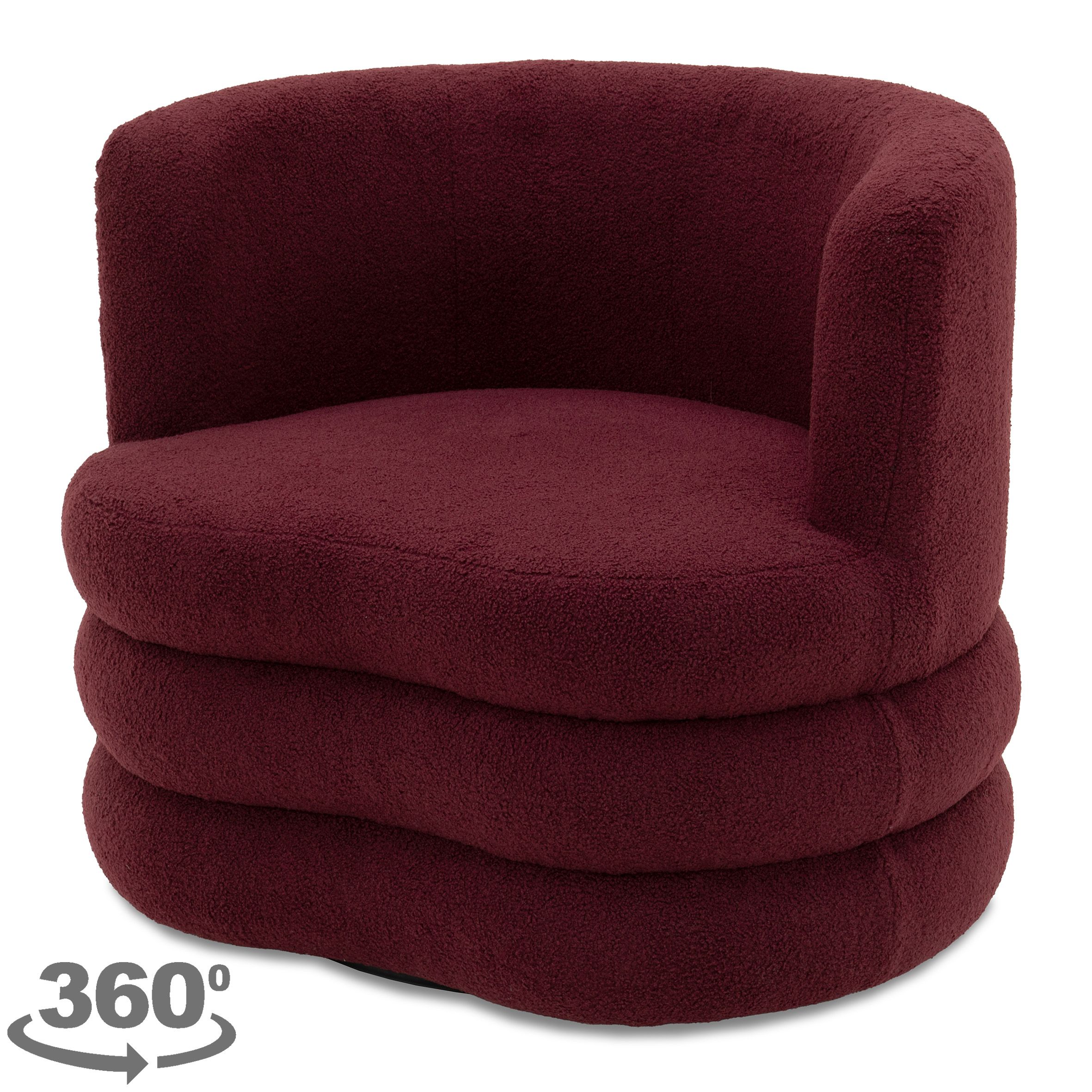 Draaifauteuil Magali B92 x D80 x H77 cm
