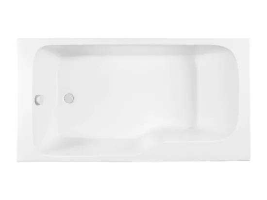 Baignoire bain douche JACOB DELAFON Malice, version gauche Blanc brillant 170 x 90