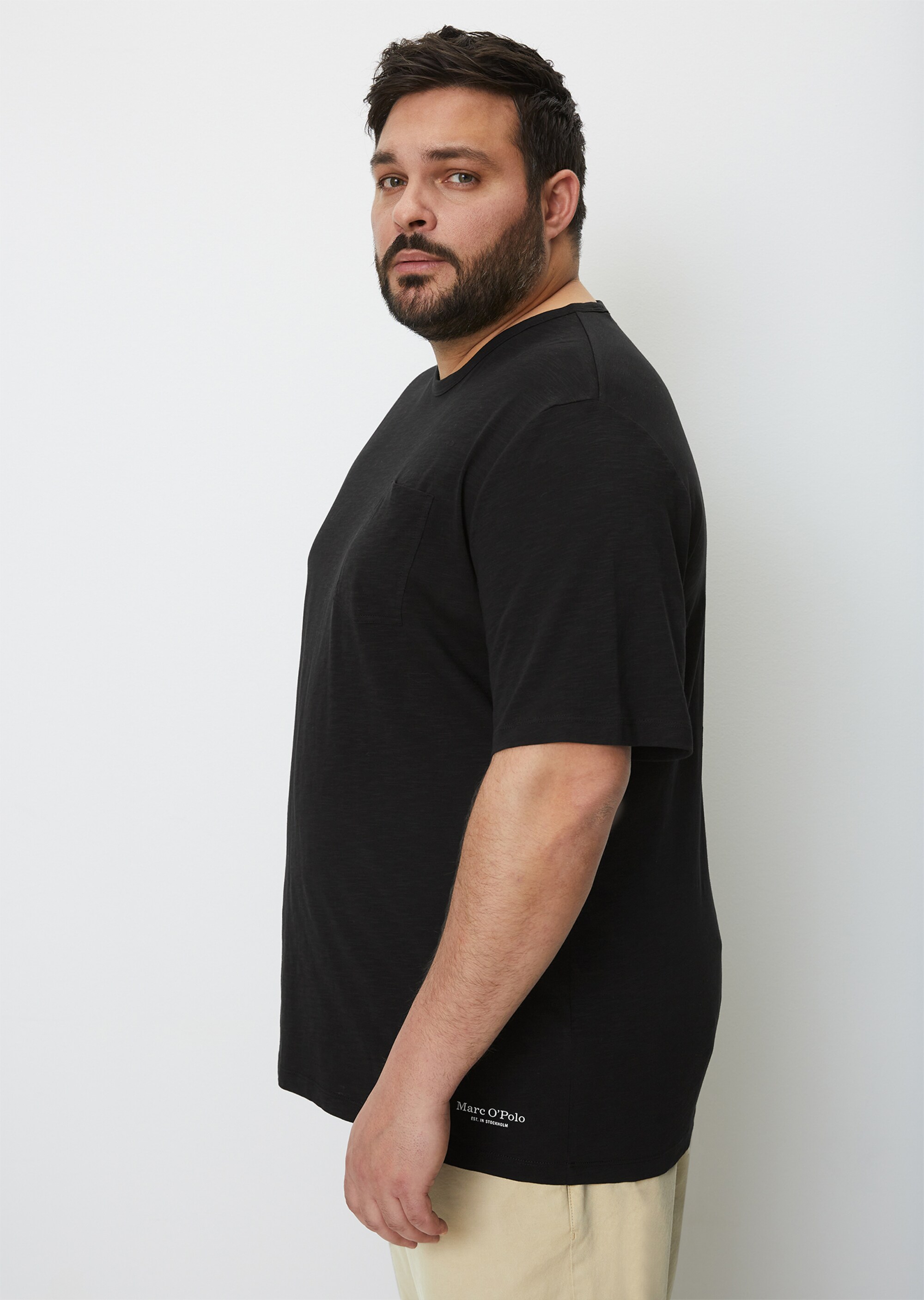 T-Shirt regular in softer Slub-Jersey-Qualität