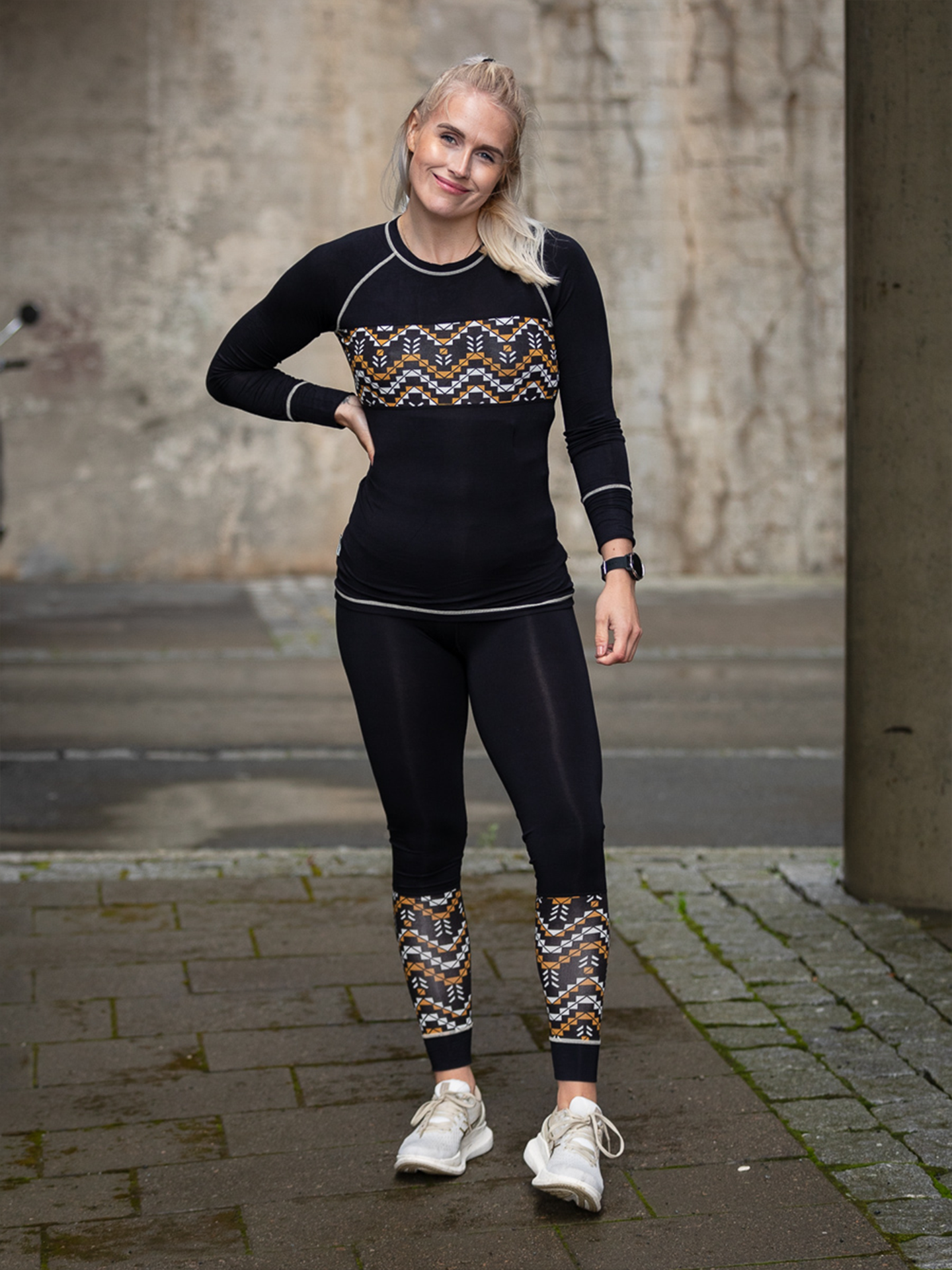 Twentyfour GI Baselayer sett rundstrikk