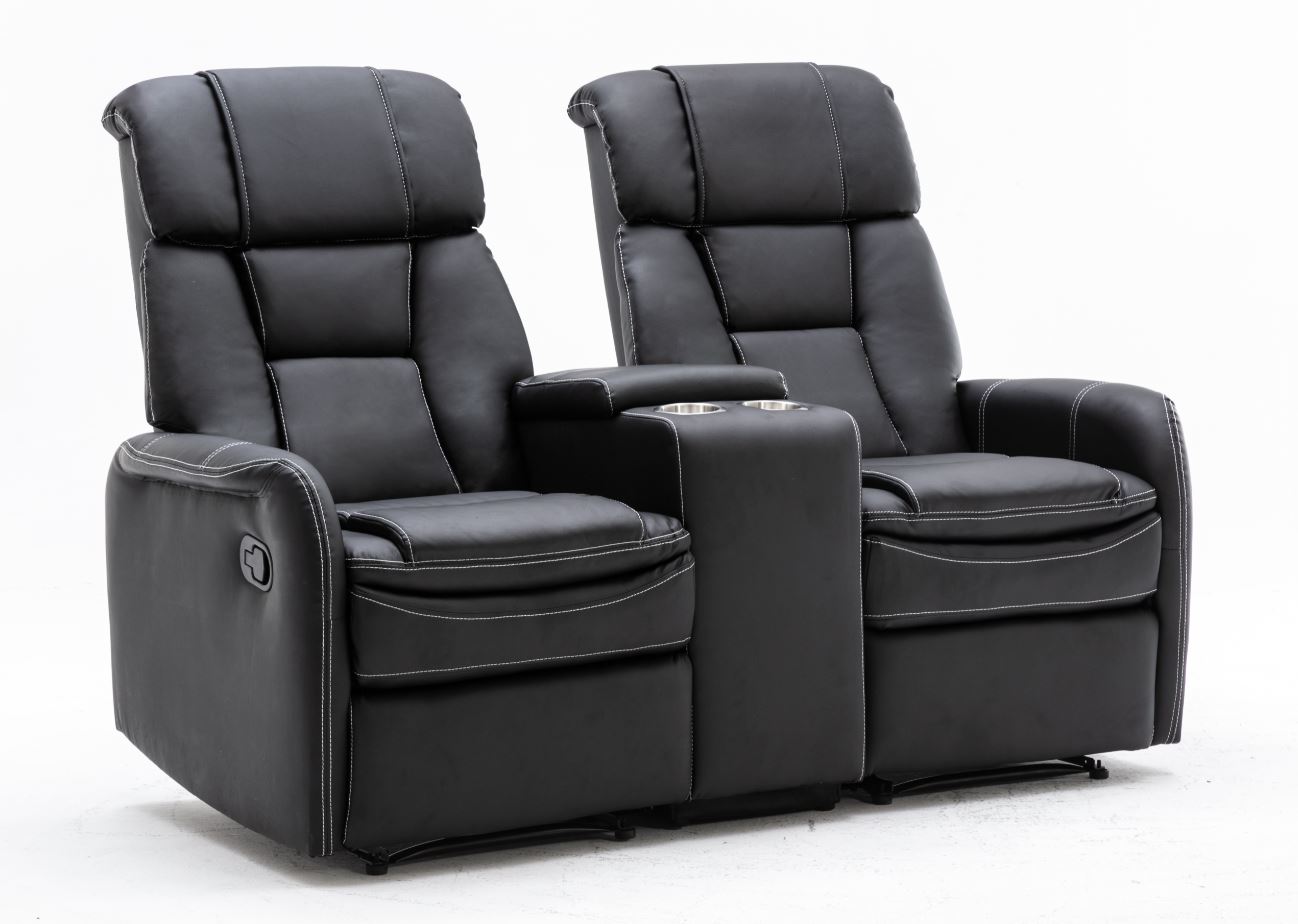 Happy Home Home-Cinema 2-Sitzer HSS09-SCH - Schwarz